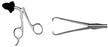Elmed 10mm Dissectors and Graspers Schroeder Ten Single Tooth 25mm Tip - Uninsulated Handles