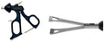 Elmed 10mm Dissectors and Graspers Duval Grasper, Axial Serrations 40mm Tip - Insulated Handles