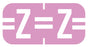 Medical Labels - Alpha File Folder Label - Tab Compatible, 1" x 1/2"