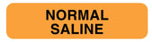 Medical Labels - Anesthesia Label, Normal Saline, 1-1/4" x 5/16"