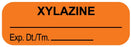 Medical Labels - Anesthesia Label, Xylazine, 1-1/2" x 1/2"