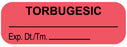 Medical Labels - Anesthesia Label, Torbugesic, 1-1/2" x 1/2"