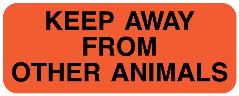 Medical Labels - KEEP AWAY, 2-1/4" x 7/8"