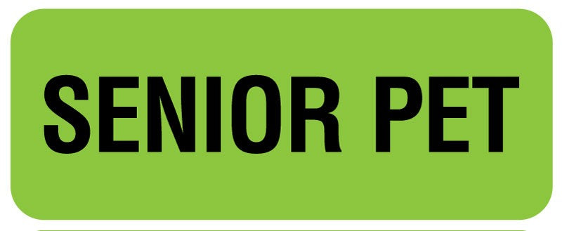 Medical Labels - SENIOR PET, 2-1/4"x 7/8"