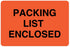 Medical Labels - Shipping Label - PACKING LIST ENCLOSED, 3" x 2"