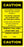 Medical Labels - Alarm Caution, 2" x 4"