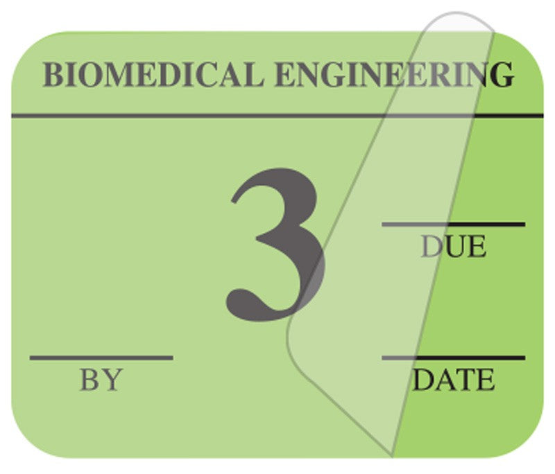 Medical Labels - Biomedical Engineering Inspection Label, 1-1/4" x 1"