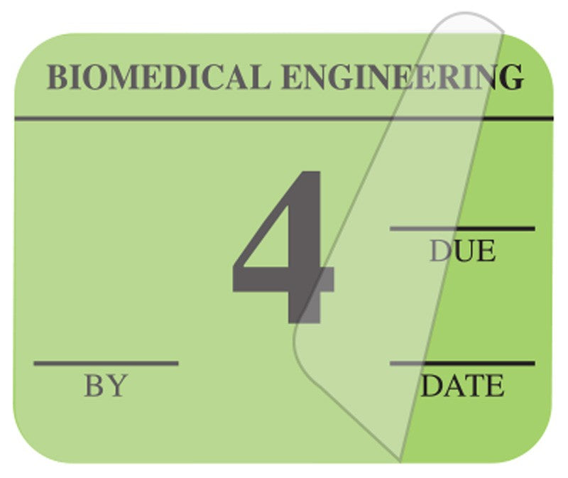 Medical Labels - Biomedical Engineering Inspection Label, 1-1/4" x 1"