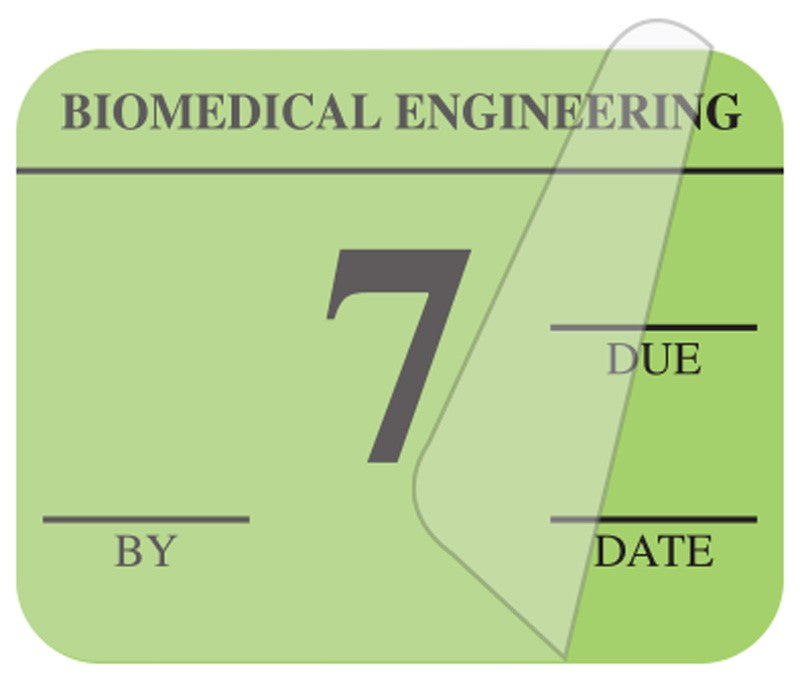 Medical Labels - Biomedical Engineering Inspection Label, 1-1/4" x 1"