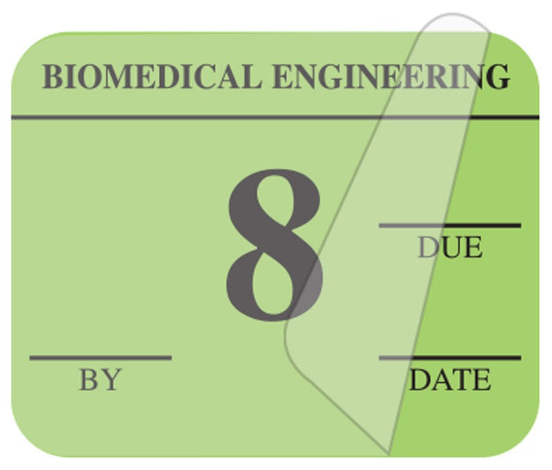 Medical Labels - Biomedical Engineering Inspection Label, 1-1/4" x 1"