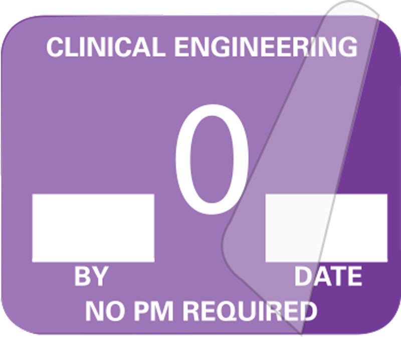Medical Labels - Clinical Engineering Inspection Label, 1-1/4" x 1"