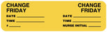 Medical Labels - Change Minder Label, 3" x 7/8"