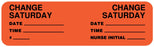 Medical Labels - Change Minder Label, 3" x 7/8"