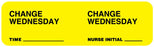 Medical Labels - Change Minder Label, 3" x 7/8"