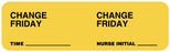 Medical Labels - Change Minder Label, 3" x 7/8"