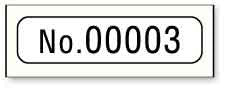 Medical Labels - Consecutive Number Label Set, 1" x 1/4"