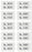 Medical Labels - Consecutive Number Label Set, 1" x 1/4"