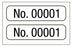 Medical Labels - Consecutive Number Label, 1" x 1/4"