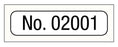 Medical Labels - Consecutive Number Label, 1" x 1/4"