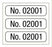Medical Labels - Consecutive Number Label, 1" x 1/4"