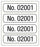 Medical Labels - Consecutive Number Label, 1" x 1/4"