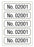 Medical Labels - Consecutive Number Label, 1" x 1/4"