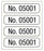 Medical Labels - Consecutive Number Label, 1" x 1/4"