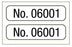 Medical Labels - Consecutive Number Label, 1" x 1/4"