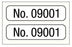 Medical Labels - Consecutive Number Label, 1" x 1/4"