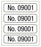 Medical Labels - Consecutive Number Label, 1" x 1/4"