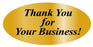Medical Labels - THANK YOU, 1-13/16" x 7/8"