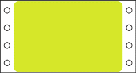 Medical Labels - EDP Pinfeed Label, 3" x 1-15/16"