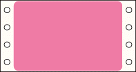 Medical Labels - EDP Pinfeed Label, 3" x 1-15/16"