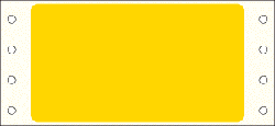 Medical Labels - EDP Pinfeed Label, 3-1/2" x 1-7/16"