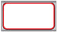 Medical Labels - Direct Thermal Printer Label, 3/4" Core, Red Border