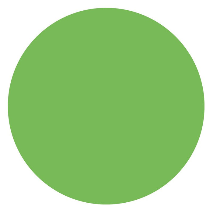 Medical Labels - Paper Circle - Light Green, 1" x 1"