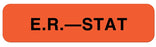 Medical Labels - Emergency Room STAT, 1-1/4" x 5/16"