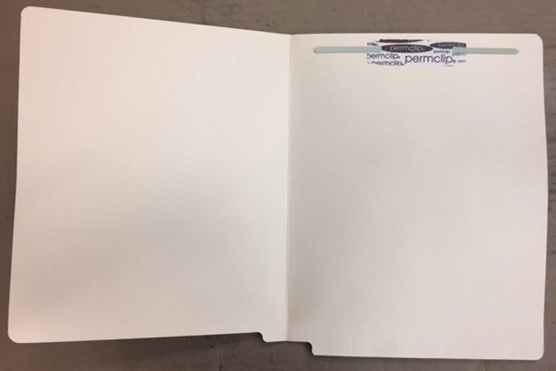 Medical Labels - End Tab File Folders with Fasteners, 9-1/2" x 12-1/4"