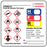 Medical Labels - GHS Hazard Label, 2-1/2" x 2-1/2"
