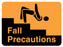Medical Labels - Fall Risk Label, 2-3/8" x 1-3/4"