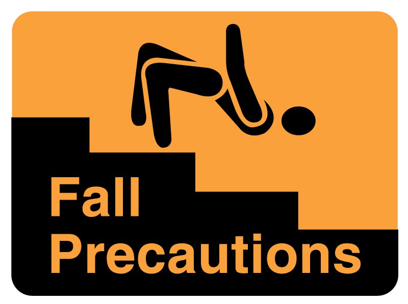 Medical Labels - Fall Risk Label, 2-3/8" x 1-3/4"