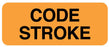 Medical Labels - Code Stroke Label, 2-1/4" x 7/8"