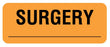 Medical Labels - SURGERY, 2-1/4" X 7/8"