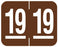 Medical Labels - Tab Compatible 2019 Year Label, 1-1/4" x 1"