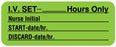 Medical Labels - Tube Change Label, 2-1/4" x 7/8"