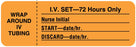 Medical Labels - I.V. Tubing Change Label, 3" x 1"