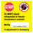Medical Labels - DO NOT ADJUST, Fridge/Freezer Label, 4-1/2" X 4-1/2"