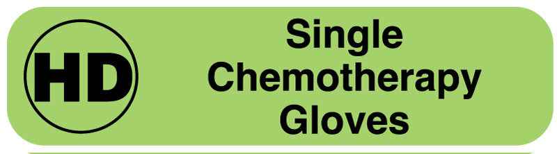 Medical Labels - HD Chemo Glove, 2" x 1/2"