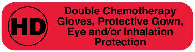 Medical Labels - HD Full PPE, 2" x 1/2"