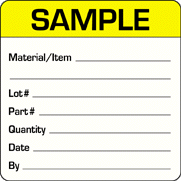 Medical Labels - Quality Control Label, 2-1/2" x 2-1/2"